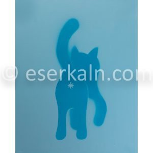 Cat Print - Blue Cat