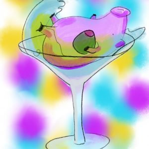 Pig Print - Martini Time **FREE**