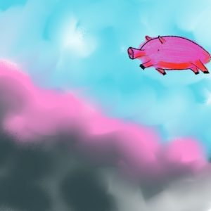 Pig Print - Over After Storm Clouds **FREE**