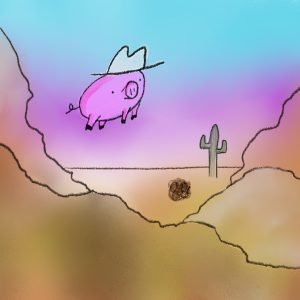 Pig Print - Out West **FREE**