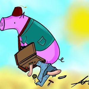 Pig Print - Lost Luggage Desert **FREE**