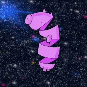 Pig Print - Unraveling in the Cosmos **FREE**