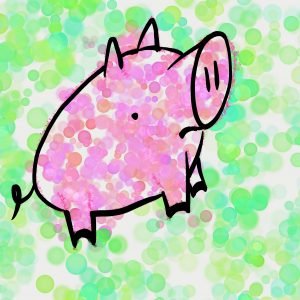 Pig Print - Colorblind Germaphobe **FREE**