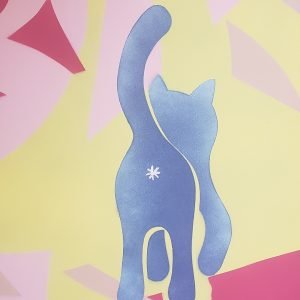 Cat Print - Strawberry Lemonade